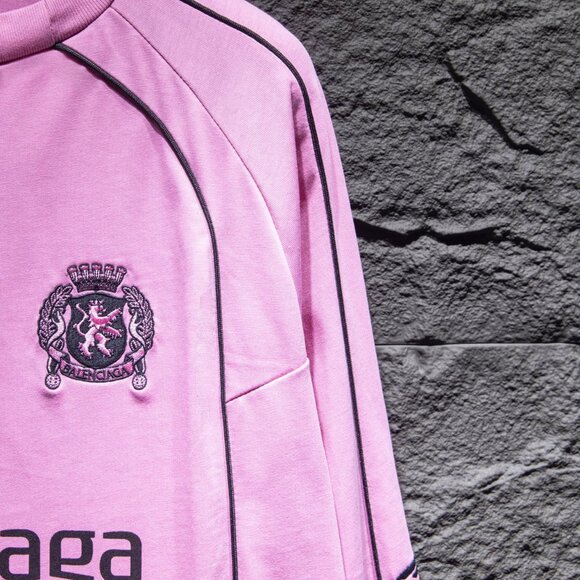 Balenciaga pink long-sleeved T-shirt - Picture 8 of 8